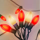 C9 Incandescent - Red/ White
