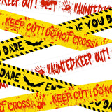 HauntHouse 3-Pack Halloween Barrier Tape – Tear Resistant Decoration for Porch, Garden, and Camp Setup