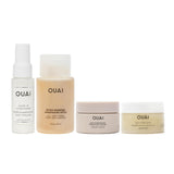 OUAI Travel Kit – Parisian-Inspired Luxury Hair Ritual, 4-Piece Curated Set for the Elevated Vanity Counter