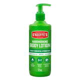 O'Keeffe's Unscented Body Lotion for Clean Routines, Simple Pump Moisturizer 12 oz