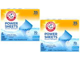 ARM & HAMMER 5in1 Power Sheets Laundry Detergent, Free & Clear, 50 Count, Simple Small-Space Laundry, Zero-Waste Family Wash