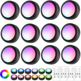 Luminova Battery Puck Lights – Safe Night Light for Children Room, Cool to Touch Stick On Lamp with 30 Min Auto Off