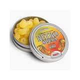 Iconic Candy Retro Sours Hard Tangy Candy Tin – Portable Picnic Candy for Outdoor Dining, Tangerine Flavor