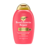 OGX Bond Protein Repair Shampoo – Salon-Quality Bond Repair Wash for Damaged Hair, Elegant Vanity Essential 13 fl oz