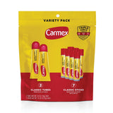 Carmex Classic Medicated Lip Balm Stick 9 Count – SPF 15 Lip Protection for Hiking and Skiing