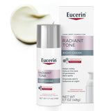 Eucerin Radiant Tone Night Cream – Simple, Unscented Dark Spot Corrector for Clean Routines