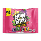 Now and Later Candy, Original Chewy Candy Pack – Safe Individually Wrapped Slug Candy for School Snacks and Piñata Stuffing
