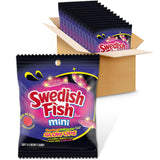 SWEDISH FISH Mini Glow Ups Gummy Candy – Backpack Snack for Camping Trips and Road Trips, Bulk Strawberry-Watermelon Glow Gummies