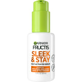 Garnier Fructis Sleek and Shine Sleek and Stay Hair Serum – Clean Free-From Formula for Health-Conscious Stylers, Heat Protectant