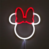 Idea Nuova Hello Kitty & Marvel Figural LED Light – Modern Neon-Style Wall Art for Bedroom Aesthetic and Home Office Display
