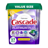 Cascade Platinum Plus Dishwasher Pods — Clean Design Dish Care for the Clutter-Free Kitchen, One Pod Per Load