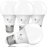LUXRITE A19 LED Bulb 2700K Soft White – Cozy Ambient Lighting for Bedroom and Living Room Decor, 9W E26 4-Pack