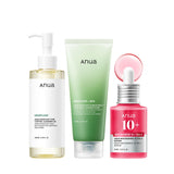 Anua Premium Glass Skin Collection – Luxury Three-Step Korean Skincare Set with TXA & Niacinamide Serum