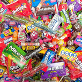 Name Brand Candy Variety Pack - 4 lb Bulk Individually Wrapped Fun Size Candy for Office Reception Desk Candy Dish and Break Room Refills
