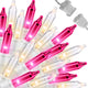 Pink and Clear-White Wire