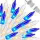 Blue and Clear-White Wire