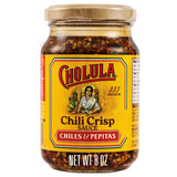 Cholula Salsa Macha Crunchy Chili Crisp – Thoughtful Housewarming Gift for Foodies, 8 oz Glass Jar