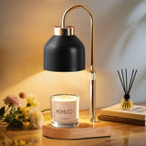Homesido Candle Warmer Lamp – Long-Lasting Scent Diffuser for Yoga Room, Adjustable Height Wax Melter with 4 Mood Light Levels