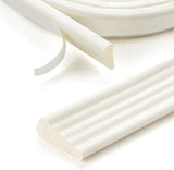 Weatherproofing Co. Sleek Door Seal – Minimalist Home Office Window Insulation, Black Wedge Foam Strip