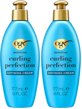 OGX Argan Oil of Morocco Curl-Defining Cream – Citrus-Floral-Woody Scented Styling Step for a Sensory Curly Hair Ritual