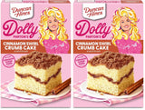 Duncan Hines Dolly Parton Cinnamon Swirl Crumb Cake Mix — Cozy Housewarming Gift for Coffee Cake Lovers