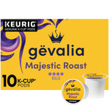 Gevalia Majestic Roast K-Cup Coffee Pods – Allergen-Free Daily Indulgence, Kosher-Certified Dark Roast for Sensitive Households
