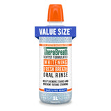 TheraBreath Whitening Mouthwash Dazzling Mint – Premium 1-Liter Whitening and Fresh Breath Ritual