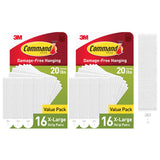 Command 20 lb XL Picture Hanging Strips for Nursery and Playroom Wall Decor, Tool-Free Safe Frame Mounting