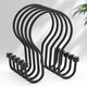 Matte Black - Double Shower Hooks