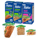 Ziploc 635 Count Variety Pack for Healthy Meal Prep, Fresh Storage, and Reduced Waste