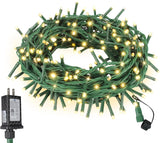LukLoyok 66 ft Outdoor String Lights – IP44 Waterproof Patio and Pergola Canopy Lights with 8 Modes