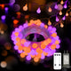 100 LED CONNECTABLE - PLUG - Orange and purple