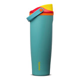 Owala FreeSip Sway Insulated Water Bottle for Mindful Hydration, 30oz Stainless Steel Bottle That Encourages Daily Water Habits