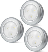 BIGMONAT LED Puck Light – Uncluttered Adhesive Lighting for Clean Modern Interiors, Wireless 1-Inch Slim Design