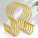 Dark Gold - Minimalist - Double Shower Hooks