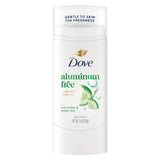 Dove Cucumber & Green Tea Deodorant Stick – Thoughtful Birthday Gift for Her, Aluminum Free Sensitive Skin Care 2.4 oz