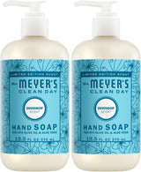 Mrs. MEYER'S CLEAN DAY Liquid Hand Soap, Dewdrop Scent for a Calming Bedtime Hand Wash Ritual, 12.5 fl oz