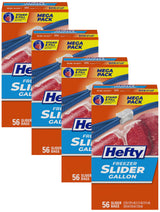 Hefty Slider Quart Freezer Bags – Clean, Stackable Freezer Storage for Minimalist Kitchens and Clutter-Free Pantries