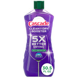 Cascade Rinse Aid – Family Kitchen Dishwasher Booster for Spotless Glassware and Drying