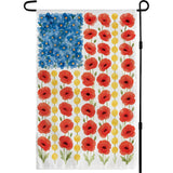 Patriotic American Double Sided Garden Flag 12x18 Inch Memorial Day 4th of July Birthday Gift for Her Veterans and Holiday Present