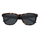 Brown Tortoise Frame Black Lens