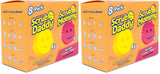 Scrub Daddy + Scrub Mommy Sponge Set – Calming Daily Kitchen Ritual with Long-Lasting Durability