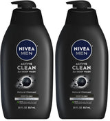 NIVEA MEN Real Madrid Active Clean 3-in-1 Charcoal Body Wash – Post-Workout Wind-Down Ritual for Active Men