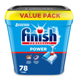 Finish Power Dishwasher Pods for Uncluttered Kitchens, Pre-Measured Pods for Effortless Daily Use