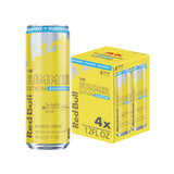 Red Bull Sugarfree Summer Edition Energy Drink – Home Office Focus Boost, 12oz 4 Pack