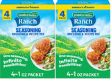 Hidden Valley Original Ranch Seasoning Mix Packets – Tailgate & Patio Grill Dry Rub for Hamburgers, Wings, and Veggies