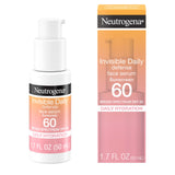 Neutrogena Invisible Daily Defense SPF 60 – Clean, Oil-Free Sunscreen for Simple Skincare