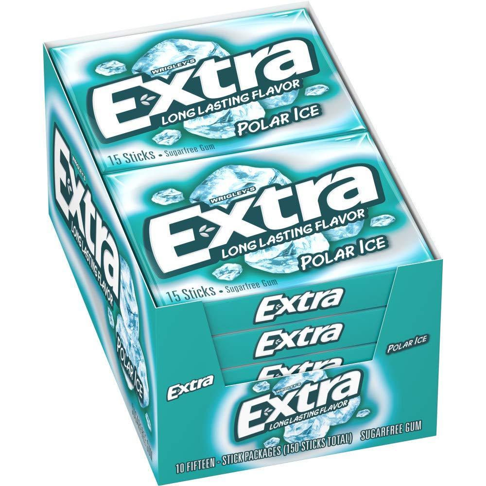 ten 15-stick packs totaling 150 individually wrapped pieces