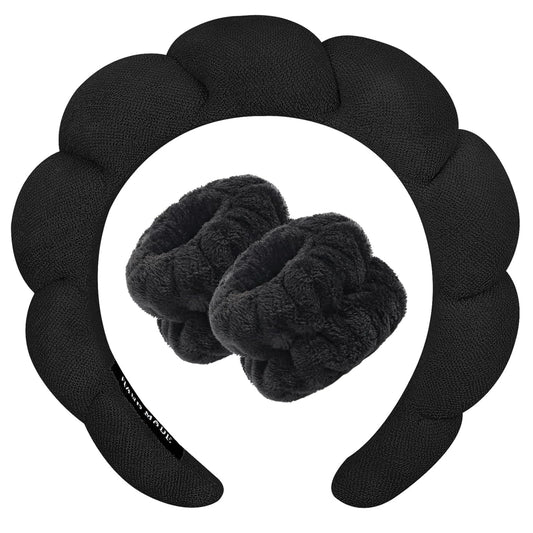 terry cloth surface with sponge lining for water absorption