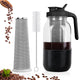 Black with Long Silicone Sleeve - 64 Ounces
